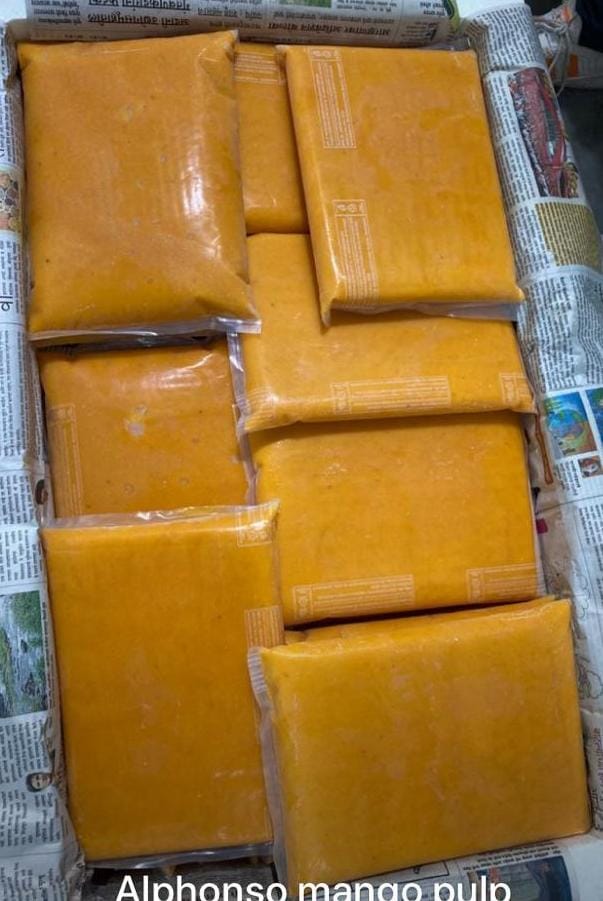 Frozen Kesar Mango Pulp