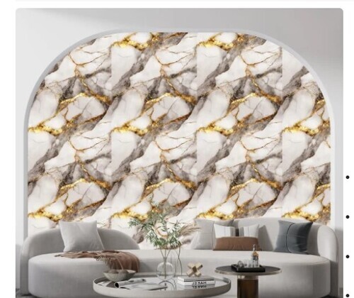 Pvc Marble Roll Wallpaper