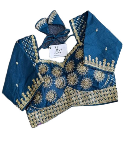 Readymade Blue Cotton Blouse