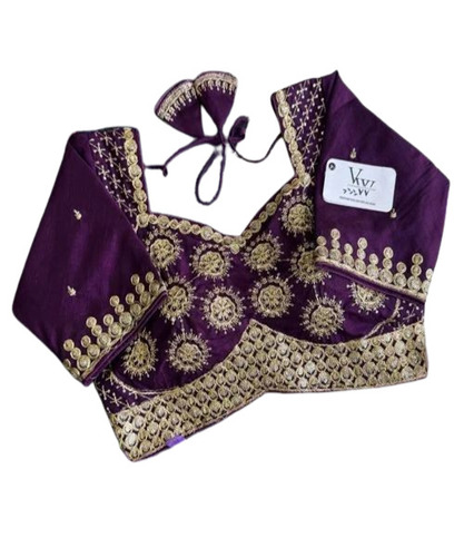 Readymade Purple Cotton Blouse