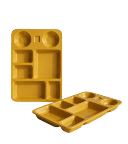 Rectangular Acrylic Compartment Plates
