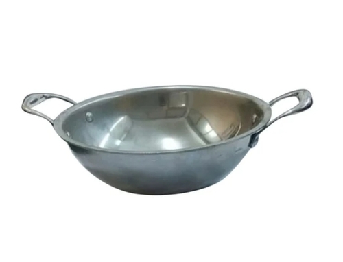 3L Triply Stainless Steel Kadhai - Capacity: 250 Ml