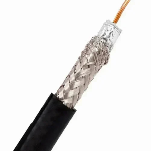 Black Ccs Rg6 Coaxial Cable