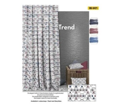 Fusion Designer Printed Curtain