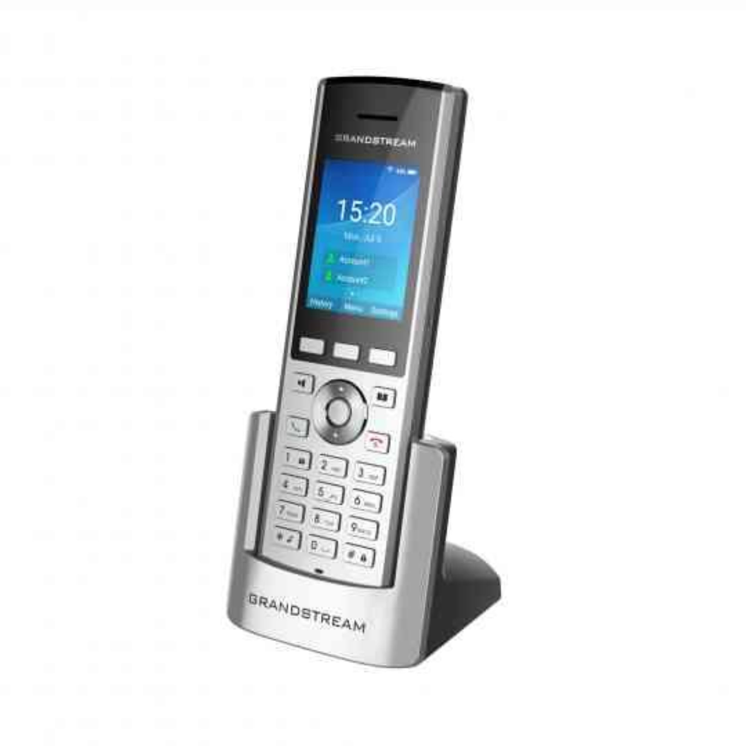 Grandstream Wp820 Enterprise Portable Wi-Fi Ip Cordless Landline Phone - Color: White