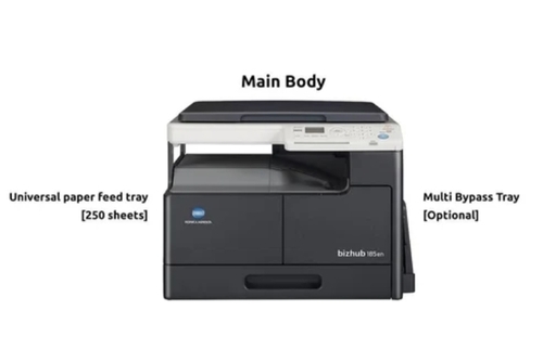 Konica Minolta Bizhub 165en Without Bypass