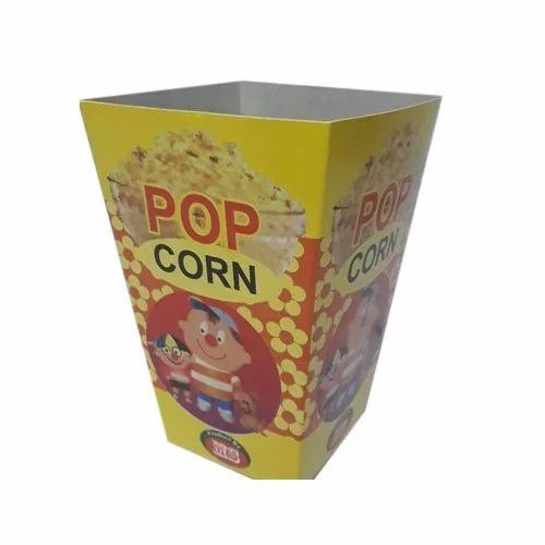 Printed Paper Popcorn Box