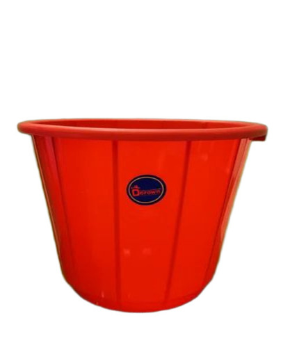 Red Plastic Dustbin 5 L