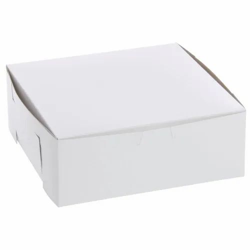 White Paper Cake Box