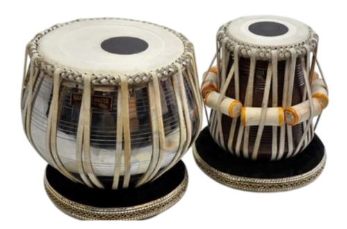 Polished Copper Tabla Set