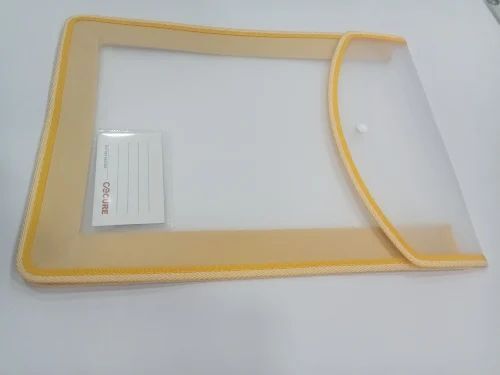 A5 Button Plastic File Folder