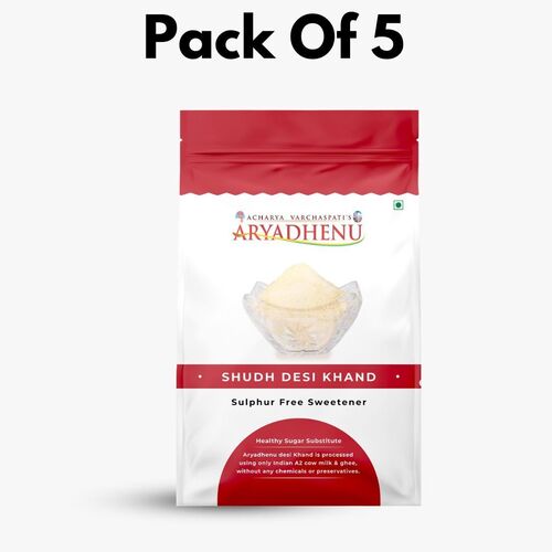 Aryadhenu Shudh Desi Khandsari Sugar Packet Of 5