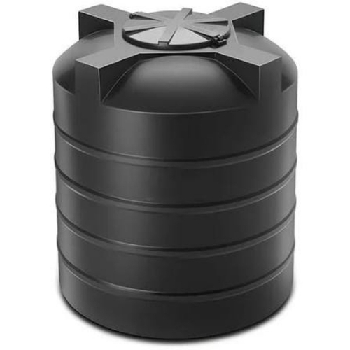 Black 1000 Liter Water Tank