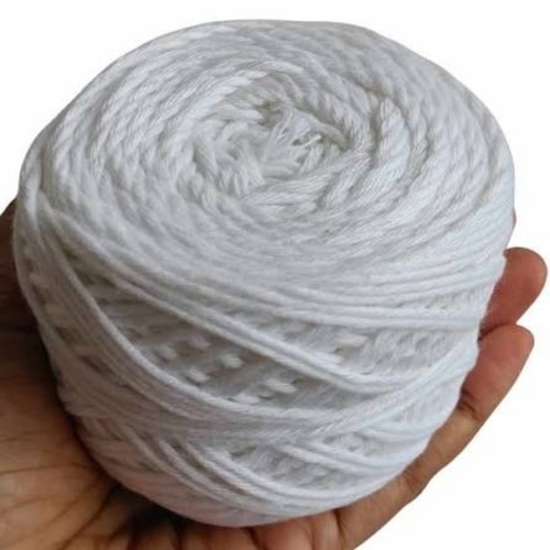 Cotton White Yarn - Application: Knitting