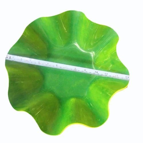 Green Color Fruit Serving Acrylic Bowl