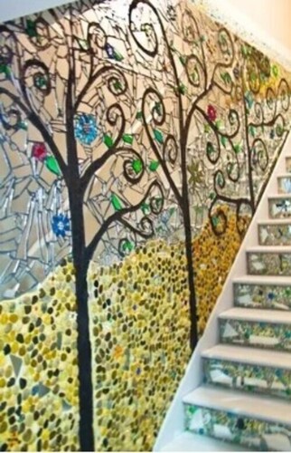 Mosaic Wall Mural