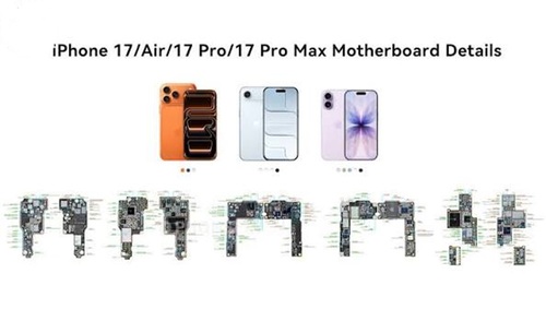 Original Motherboard For iPhone 17 17Plus 17 Pro Max Logic Board with Face ID