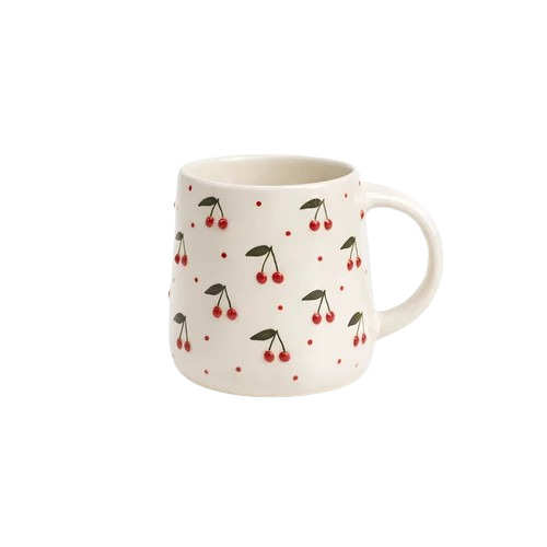 Premium Beige Graphic Printed Ceramic Coffee Mug