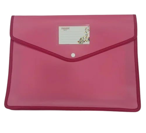 Red Plain Office Plastic File Folder