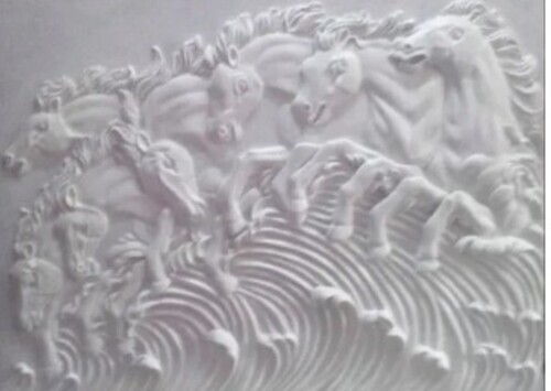 Relief Art Work Painting