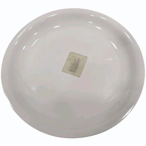 Round White Acrylic Serving Plate