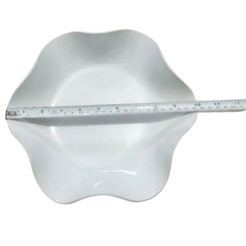 White Color Fruit Serving Acrylic Bowl