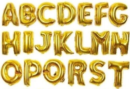 Alphabet Foil Balloon