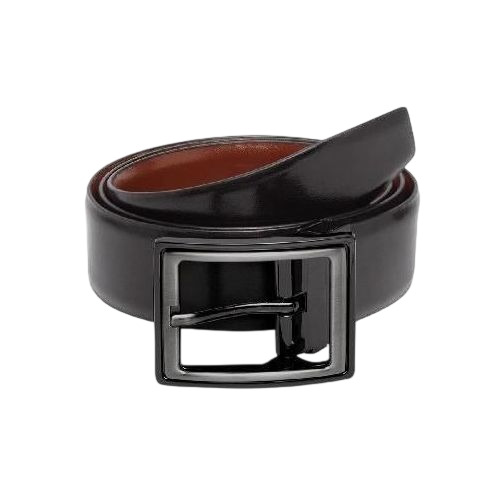 Mens Black Leather Belt