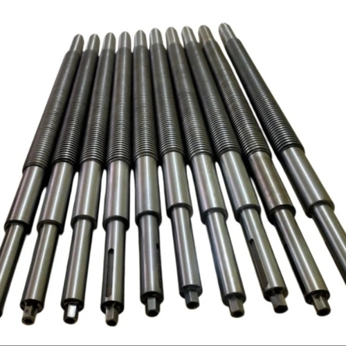 Mild Steel Crane Screw Shaft - Color: Metalic