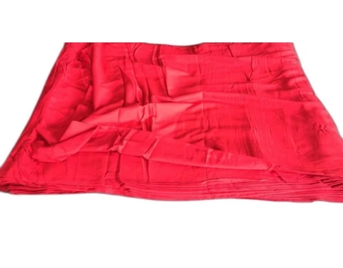 140gsm Red Plain Rayon Fabric
