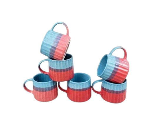 200ml Ceramic Tea Cup Set Of 6