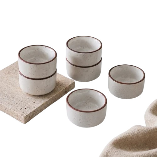 Ceramic Dip Bowls Set Of 6