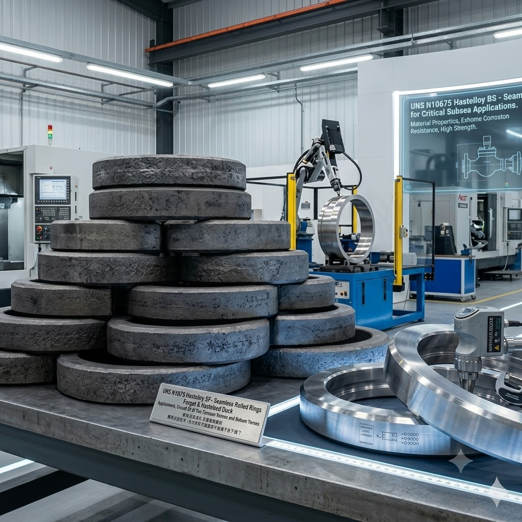 Hastelloy B 3 Uns N10675 Nickel-Molybdenum Forgings For Hydrochloric Reducing Acids Reactors Vessels Valves Tube Sheets And Rings - Application: Chemical Processing