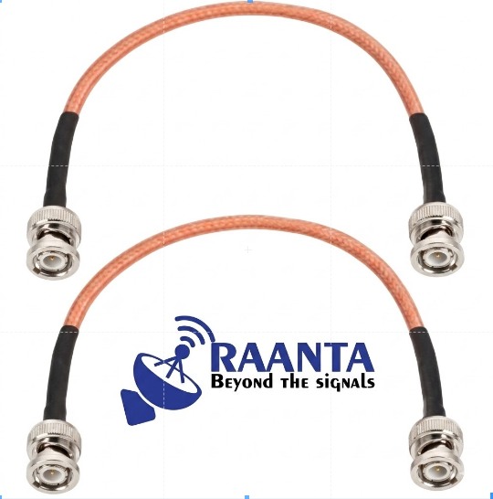 High-Performance RG-142 Low Loss BNC Male to BNC Male RF Coaxial Cable Assembly