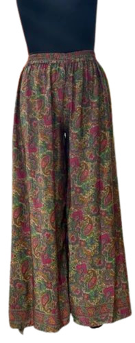 Ladies Cotton Hand Block Printed Palazzo