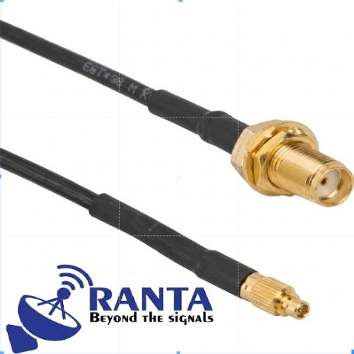 MMCX Male to SMA Female RG-174 RF Coaxial Cable Assembly