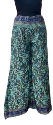 Relaxed Fit Ladies Hand Block Printed Palazzo