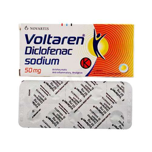 Voltaren 50mg Tablets Declofenac Sodium