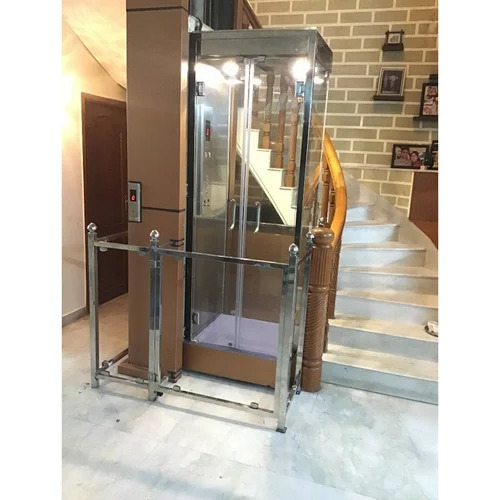 1000 Kg Glass Hydraulic Elevator
