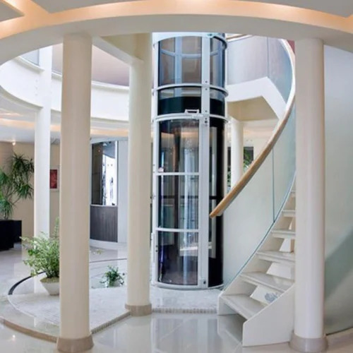 750 Kg Glass Hydraulic Elevator