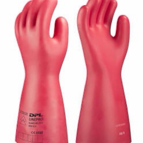 Electrical Gloves - Color: Red