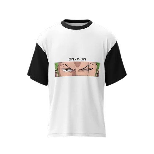 Men Round Neck Poly Cotton T Shirts - M, White and Black, Printed | Lightweight, Soft, Breathable, Quick Dry, Comfortable Fit