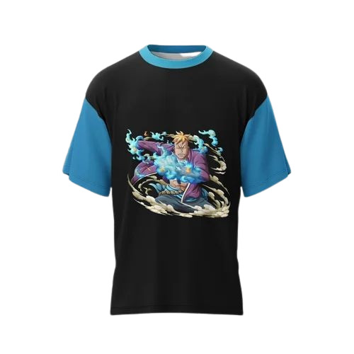 Printed Round Neck Poly Cotton T Shirts
