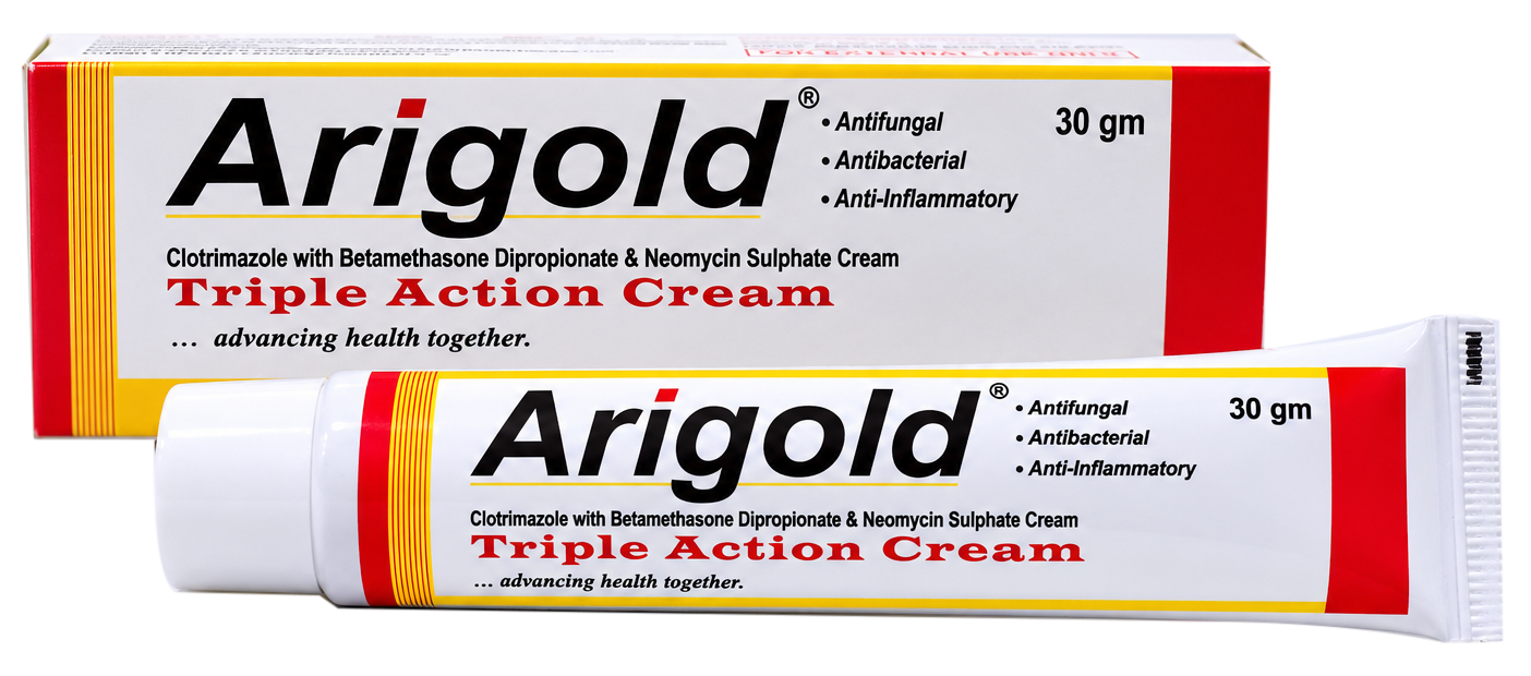 Triple Action Cream Antifungal Antiacterial Anti-Inflammatory 30 Gm - Life Span: 36 Months