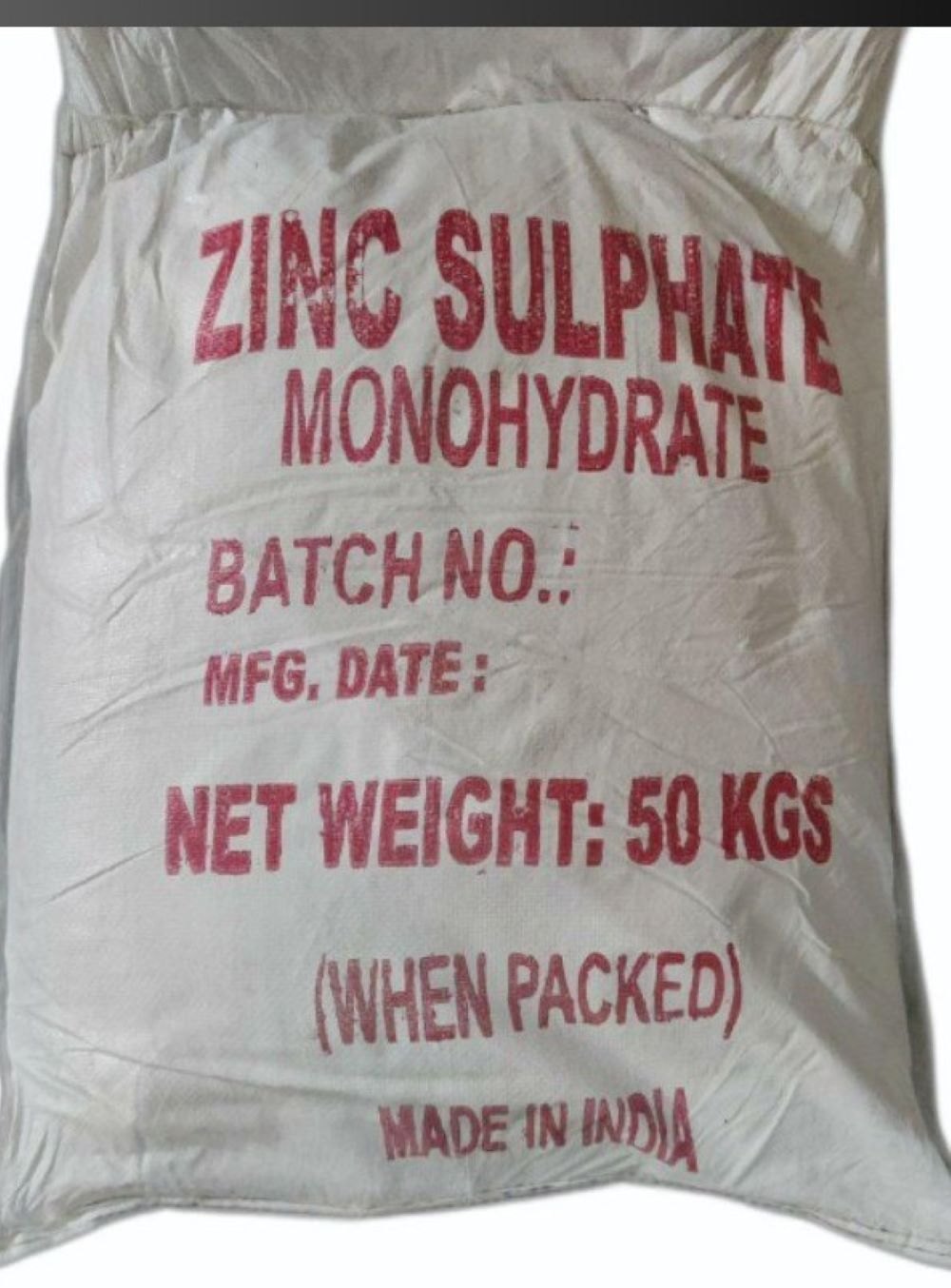 Zinc Suplhate Monohydrate