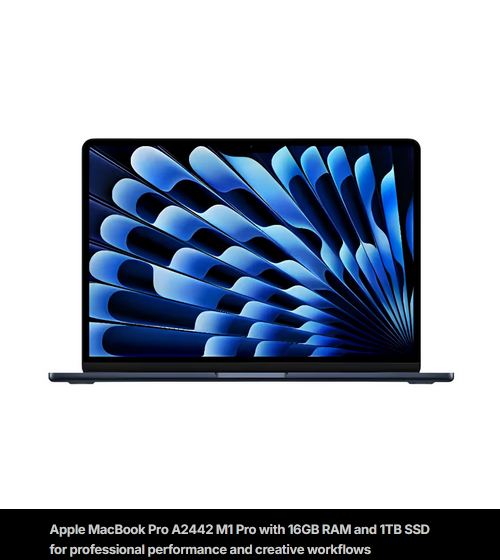 Apple MacBook Pro 16 Inch A2485 M1 Pro 16GB RAM 512GB SSD Laptop (2021)