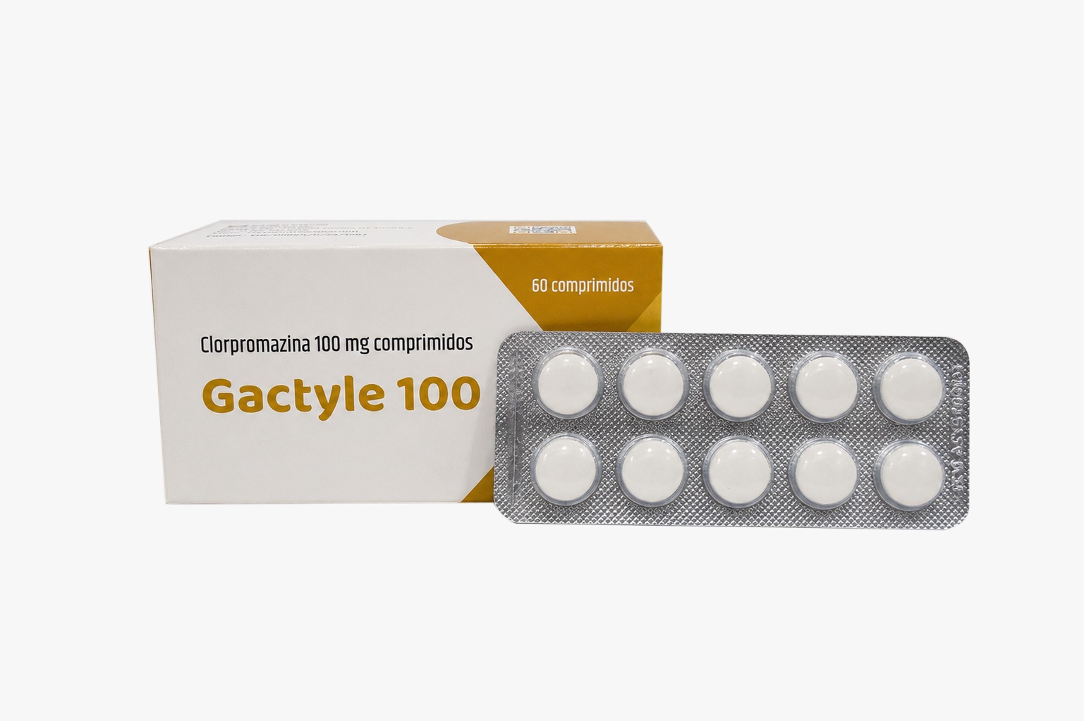 Chlorpromazine Gactyle 100 Tablets - Shelf Life: 36 Months