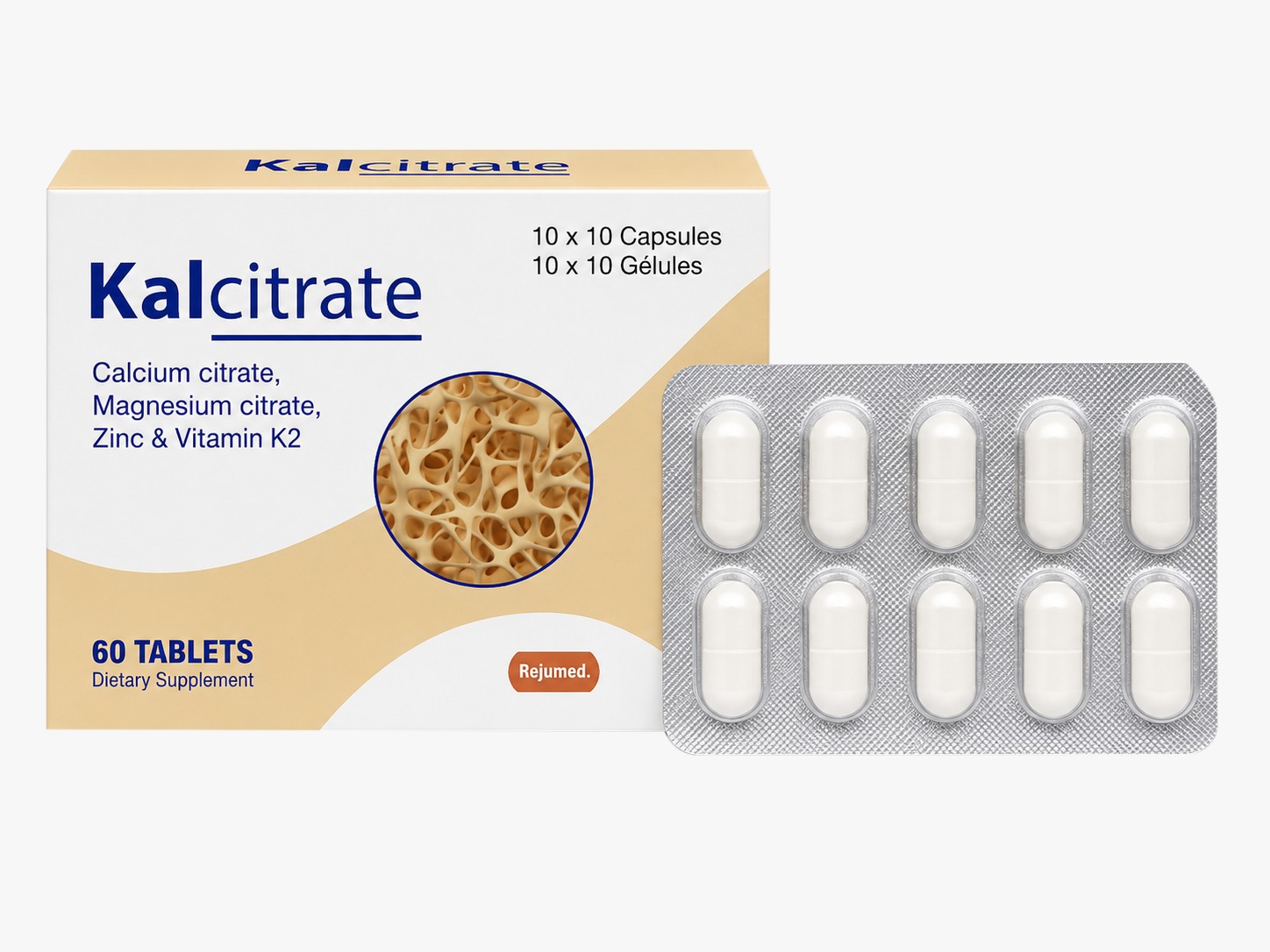 Kalcitrate Dietary Supplement Tablets