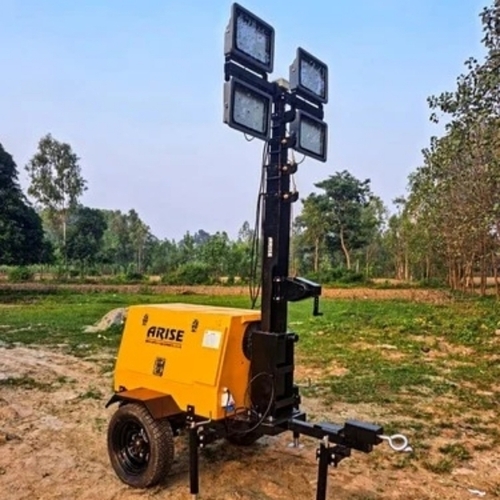 Mobile lighting tower