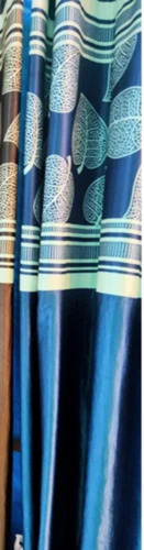 Blue Color Polyester Door Curtain